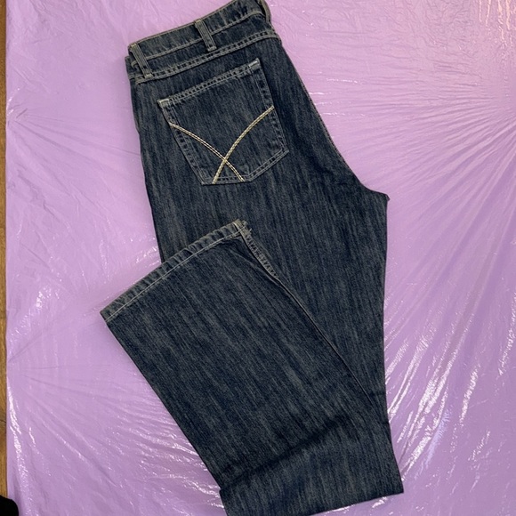 WRANGLER 20X FR Blue Denim Jeans with Orange Label. - Picture 7 of 8